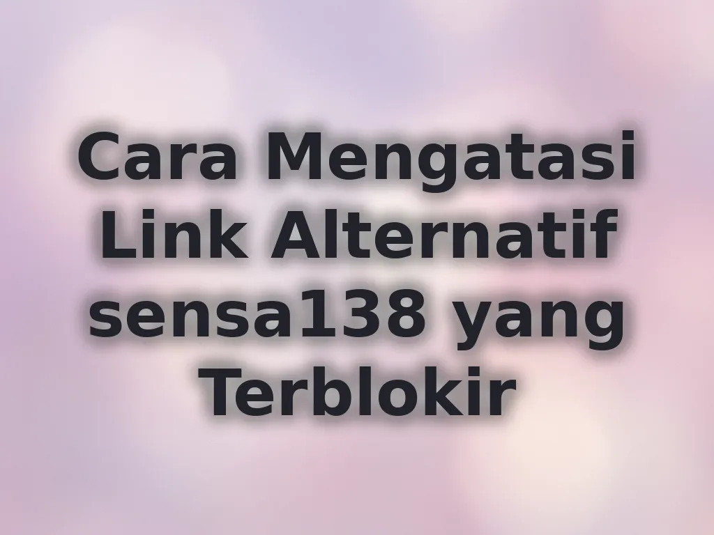 Link Alternatif